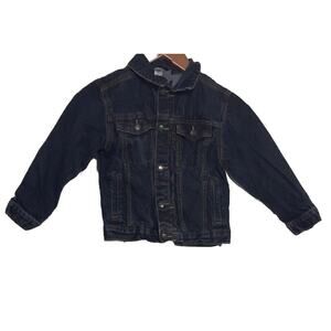 OshKosh Bgosh Blue Medium Wash Denim Jacket Pockets Size 6